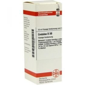 Crotalus D 30 Dilution (20 ml) – PZN 7166092 из Германии