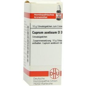 Cuprum Aceticum D 3 Globuli (10 g) – PZN 7166123 из Германии