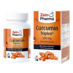 Curcumin-triplex3 500 mg/Kap.95% Curcumin+bioperin (40 stk) – PZN 8405162 из Германии
