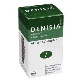Denisia 1 Schnupfen Tabletten (80 stk) – PZN 8494243 из Германии
