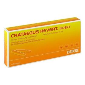 Crataegus Hevert injekt Ampullen (10 stk) – PZN 8883921 из Германии