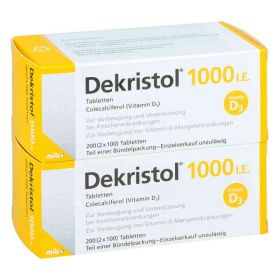 Dekristol 1.000 I.e. Tabletten (200 stk) – PZN 10068967 из Германии