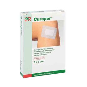 Curapor Wundverband steril chirurgisch 5x7 cm (5 stk) – PZN 10756905 из Германии