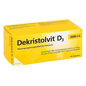 Dekristolvit D3 2.000 I.e. Tabletten (90 stk) – PZN 10818569 из Германии