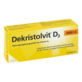 Dekristolvit D3 4.000 I.e. Tabletten (30 stk) – PZN 10818575 из Германии