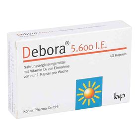 Debora 5.600 I.e. Kapseln (40 stk) – PZN 11049736 из Германии