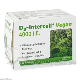 D3-Intercell Vegan 4.000 I.E., 90 ST – PZN 11664884 из Германии