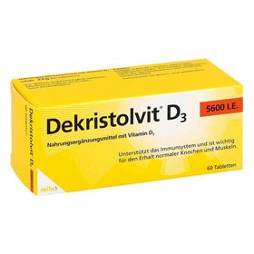 Dekristolvit D3 5.600 I.e. Tabletten (60 stk) – PZN 11709693 из Германии