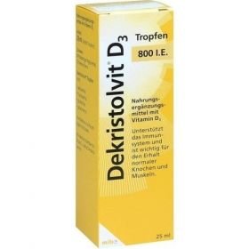 Dekristolvit D3 Tropfen 800 I.E., 25 ML – PZN 12358824 из Германии