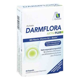 Darmflora Aktiv Plus 100 Mrd.bakterien+7 Vitamine (40 stk) – PZN 14025386 из Германии