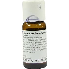 Cuprum aceticum/Zincum valerianicum, 50 ML – PZN 1525437 из Германии