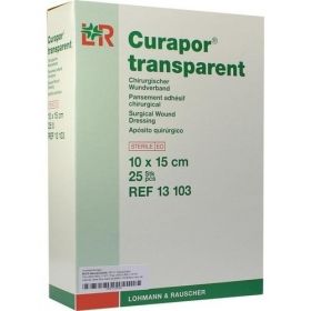 Curapor Wundverband steril 10x15cm transparent, 25 ST – PZN 1728146 из Германии