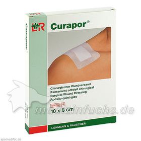 Curapor Wundverband steril 10x8cm, 5 ST – PZN 1908977 из Германии