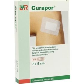 Curapor Wundverband steril 7x5cm, 5 ST – PZN 1908983 из Германии