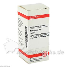 CRATAEGUS D 4, 80 ST – PZN 2113435 из Германии