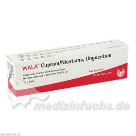 CUPRUM/NICOTIANA UNGT, 30 G – PZN 2198271 из Германии