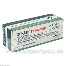 Daktar 2% Mundgel, 20 G – PZN 233247 из Германии