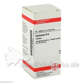 CYCLAMEN D 6, 80 ST – PZN 2629529 из Германии