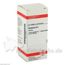 DAMIANA D 4, 80 ST – PZN 2629587 из Германии