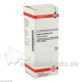 CUPRUM ACET D 6, 50 ML – PZN 2809651 из Германии