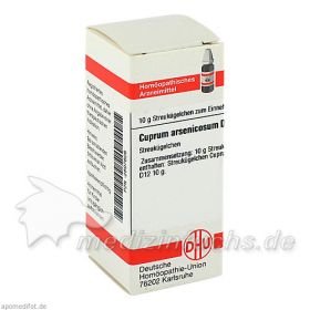 CUPRUM ARSENIC D12, 10 G – PZN 2897626 из Германии