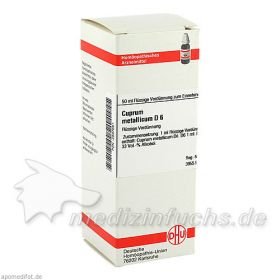 CUPRUM MET D 6, 50 ML – PZN 2897661 из Германии