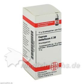 CUPRUM MET C30, 10 G – PZN 2897690 из Германии