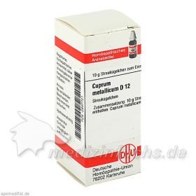 CUPRUM MET D12, 10 G – PZN 2897721 из Германии