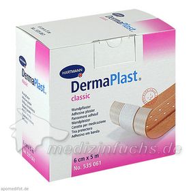 DermaPlast Classic 6cmx5m, 1 ST – PZN 3645878 из Германии