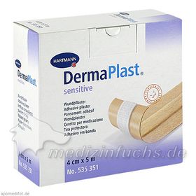 DermaPlast sensitive 4cmx5m, 1 ST – PZN 3645921 из Германии