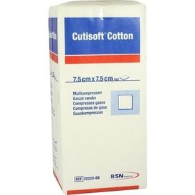 Cutisoft Cotton Kompressen unsteril 12-fach7.5x7.5, 100 ST – PZN 3896899 из Германии
