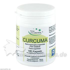 Curcuma Vegi Kapseln, 180 ST – PZN 4309639 из Германии