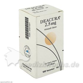 Deacura 2.5mg, 100 ST – PZN 451501 из Германии