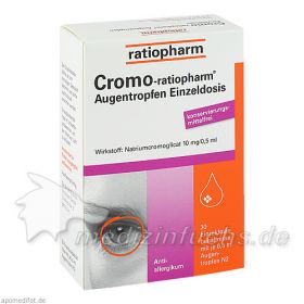 CROMO RATIOPHARM EINZELDOSIS, 20X0.5 ML – PZN 4884527 из Германии