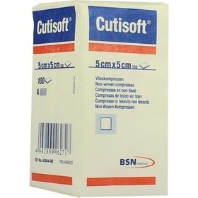 CUTISOFT VLIESKOMPRESSEN UNSTERIL 5X5CM, 100 ST – PZN 4894833 из Германии
