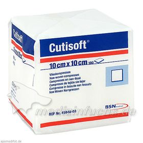 CUTISOFT VLIESKOMPRESSEN UNSTERIL 10X10CM, 100 ST – PZN 4894862 из Германии