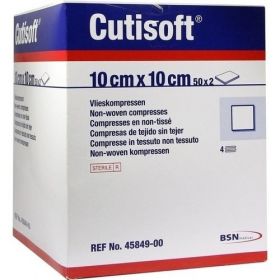 CUTISOFT VLIESKOMPRESSEN STERIL 10X10CM, 50X2 ST – PZN 4894891 из Германии