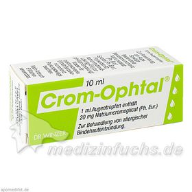 CROM OPHTAL, 10 ML – PZN 4930233 из Германии