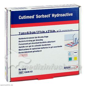 Cutimed Sorbact Hydroactive 7x8.5cm, 10 ST – PZN 6148063 из Германии