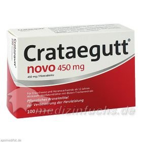 CRATAEGUTT NOVO 450mg, 100 ST – PZN 6894719 из Германии
