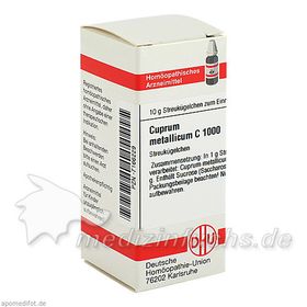 CUPRUM MET C1000, 10 G – PZN 7166229 из Германии