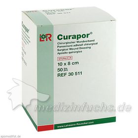 CURAPOR Wundverband steril chirurgisch 8x10 cm, 50 ST – PZN 7299597 из Германии