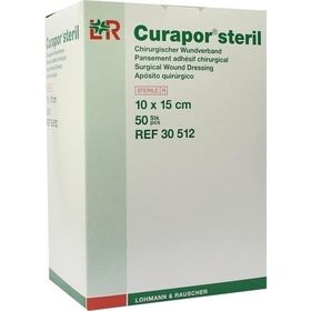 CURAPOR Wundverband steril chirurgisch 10x15 cm, 50 ST – PZN 7299605 из Германии