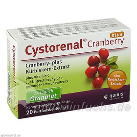 Cystorenal Cranberry plus, 20 ST – PZN 7635730 из Германии