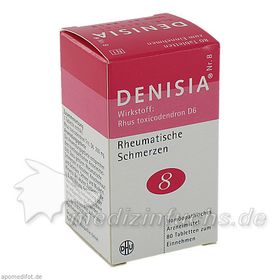 DENISIA 8 rheumatische Schmerzen Tabletten, 80 ST – PZN 8494450 из Германии