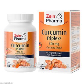 Curcumin Triplex3 500mg pro Kap.95% Curcu.+Bioperi, 90 ST – PZN 8768953 из Германии