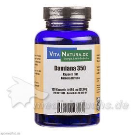 Damiana 350mg Kapseln, 120 ST – PZN 8811040 из Германии