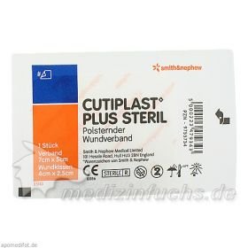 Cutiplast 5x7cm plus steril, 1 ST – PZN 9755734 из Германии