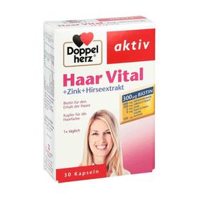 Doppelherz Haar Vital+zink+hirseextrakt Kapseln (30 stk) – PZN 1104575 из Германии
