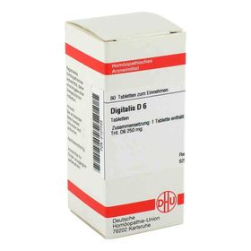 Digitalis D 6 Tabletten (80 stk) – PZN 2127733 из Германии